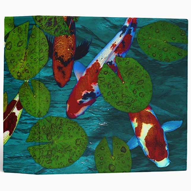 KOI POND 2" Ring Binder (Front/Spine)