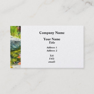 Koi Pond Business Card