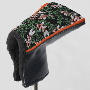 Koi Pond Fish Artwork Golf Head Cover