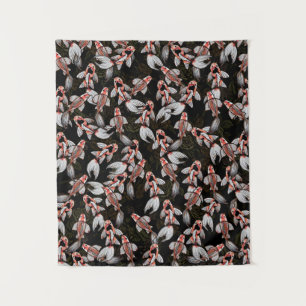 Koi Pond Fish Artwork                              Tapestry