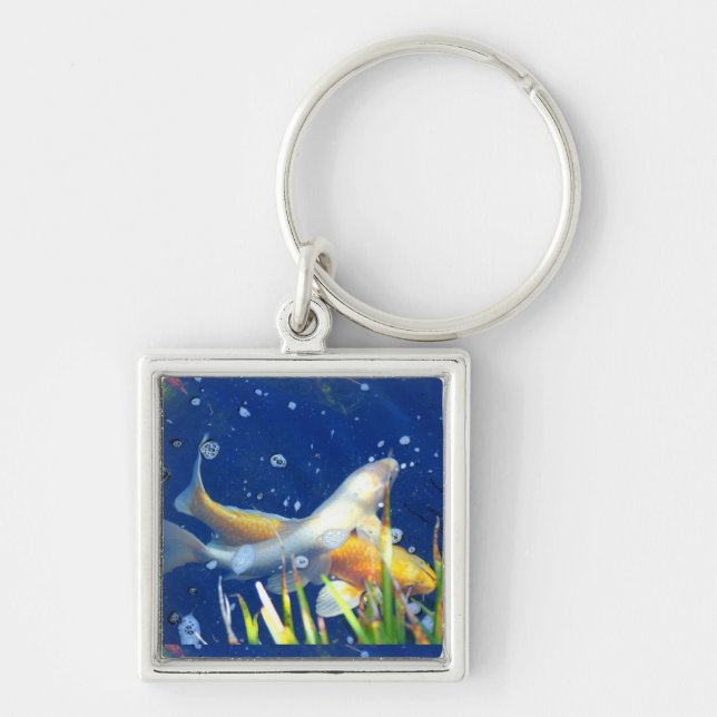 koi pond keychain (Front)