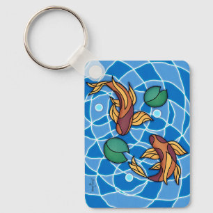 Koi Pond Keychain