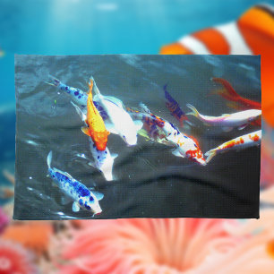 Koi Pond Kitchen Towel