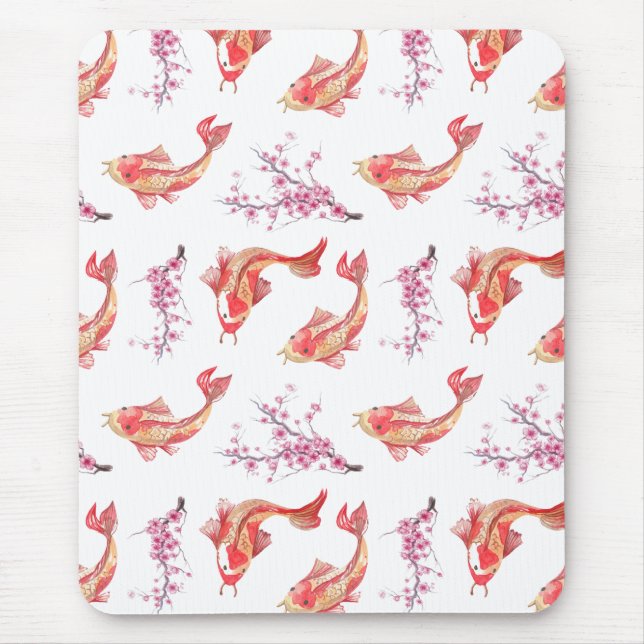 Koi Pond Mouse Pad (Front)