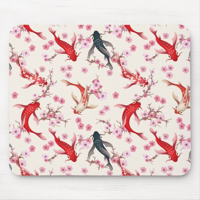 Koi Pond Mouse Pad (Front)