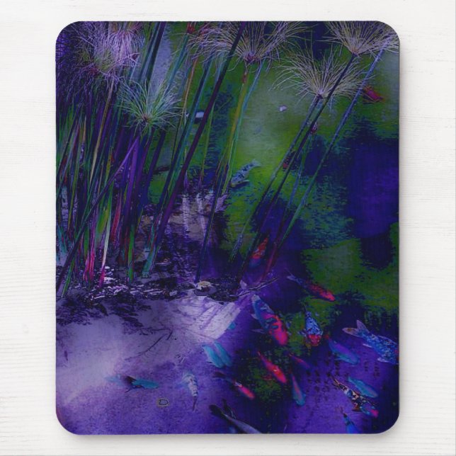Koi Pond Mousepad (Front)
