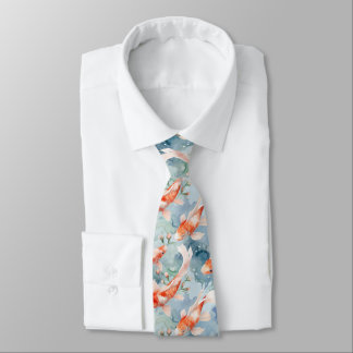 Koi Pond Necktie