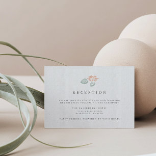 Koi Pond Reception Enclosure Card