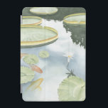 Koi Pond Reflection with Fish and Lilies iPad Mini Cover<br><div class="desc">Catch your reflection in this attractive koi pond. Watch as the fish seem to swim and the lilies float past you thanks to the lifelike rendering by Chariklia Zarris. This would make an amazing gift for a family member or your significant other!</div>