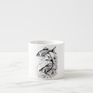 Koi Pond Serenity Espresso Mug Specialty Mug