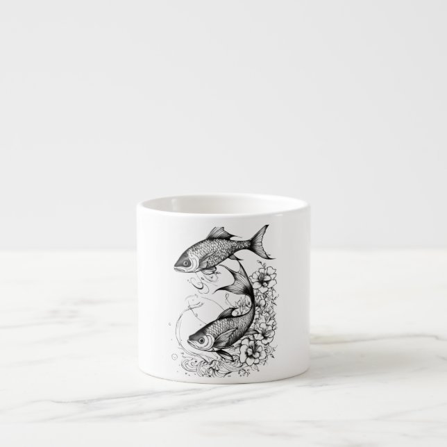 Koi Pond Serenity Espresso Mug Specialty Mug (Front)