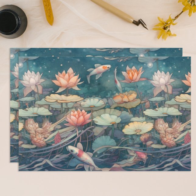 Koi Pond Tissue Paper (Creator Uploaded)