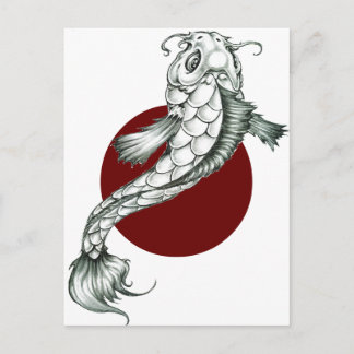 Koi Postcard