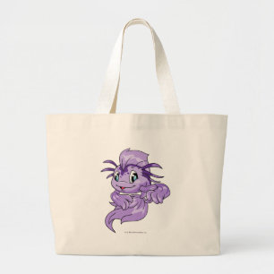 Koi Purple Large Tote Bag