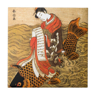 Koi Riding Tile