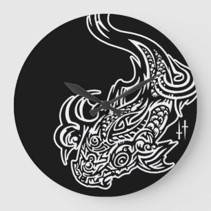 Koi Round (Large) Wall Clock