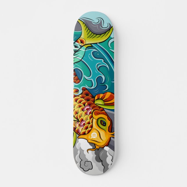 'Koi' Skateboard Deck (Front)