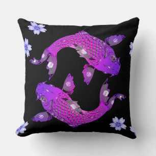 Koi Throw Pillow