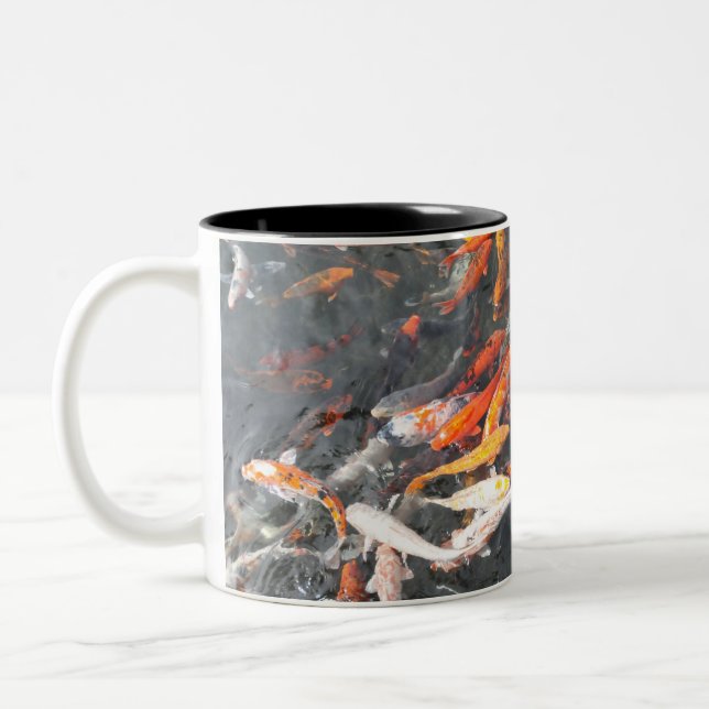 Koi Two-Tone Coffee Mug (Left)