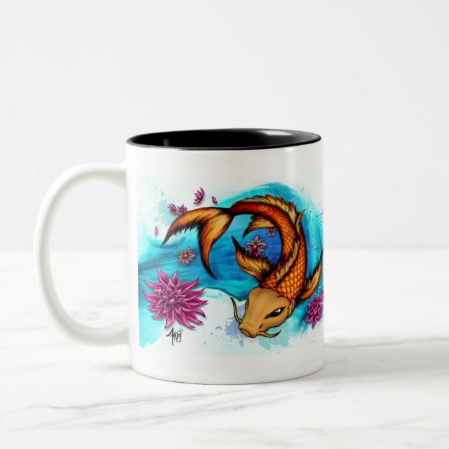 Koi Two Tone Mug (Left)