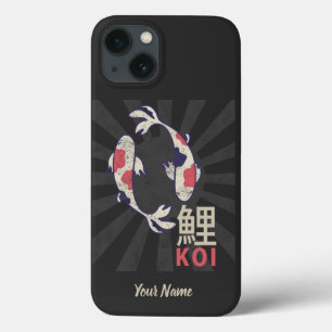Koi Vintage Nishikigoi Japanese Carp for Aquarist iPhone 13 Case