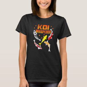Koi Whisperer Japan Koi Fish Carp Garden Pond Fish T-Shirt