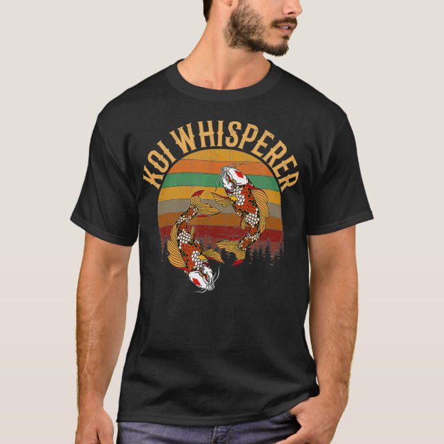 koi Whisperer koi fish T-Shirt (Front)