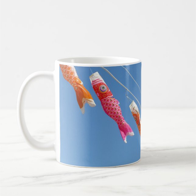 Koinobori (carp streamers): Japan Coffee Mug (Left)