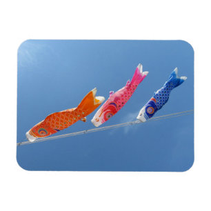 Koinobori (carp streamers): Japan Magnet