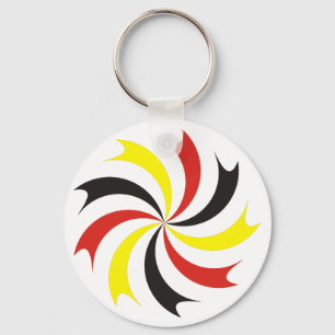 Kokarde cockade Deutschland Germany Keychain