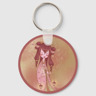 Kokeshi Balance Keychain