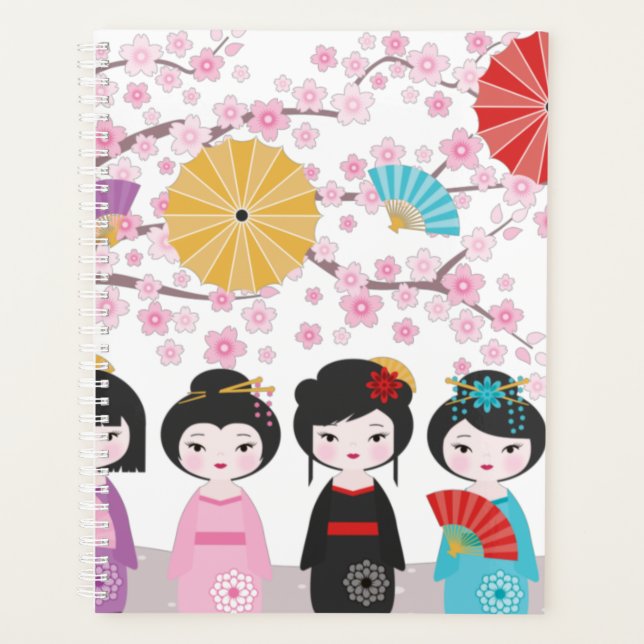 Kokeshi Dolls Planner (Front)