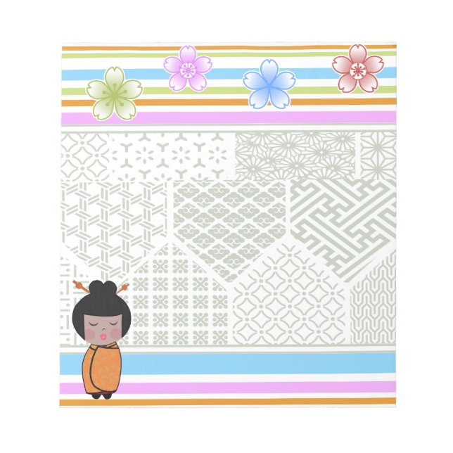 kokeshi dragonflies notepad (Front)