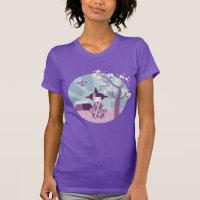 Kokeshi - Poupée japonaise - T-shirt violet pastel