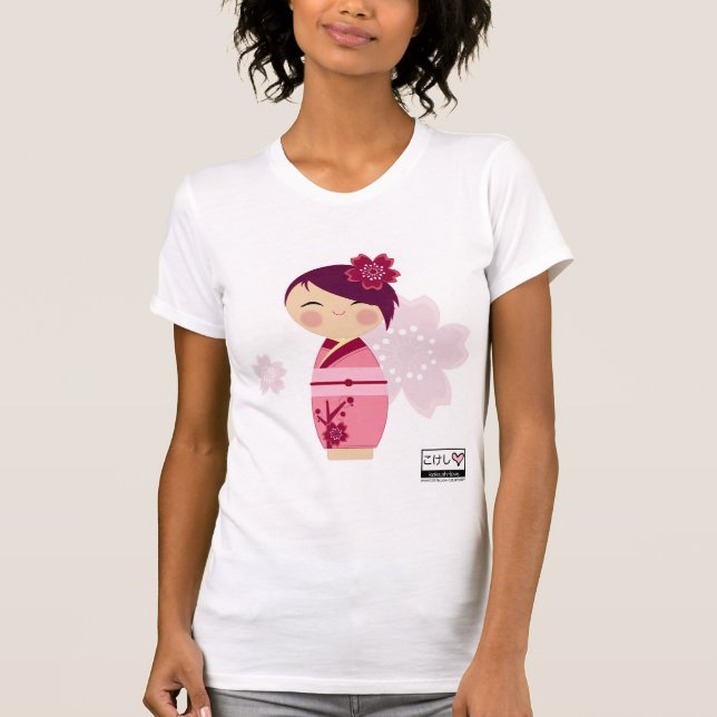 Kokeshi Sakura Destroyed Tee (Front)