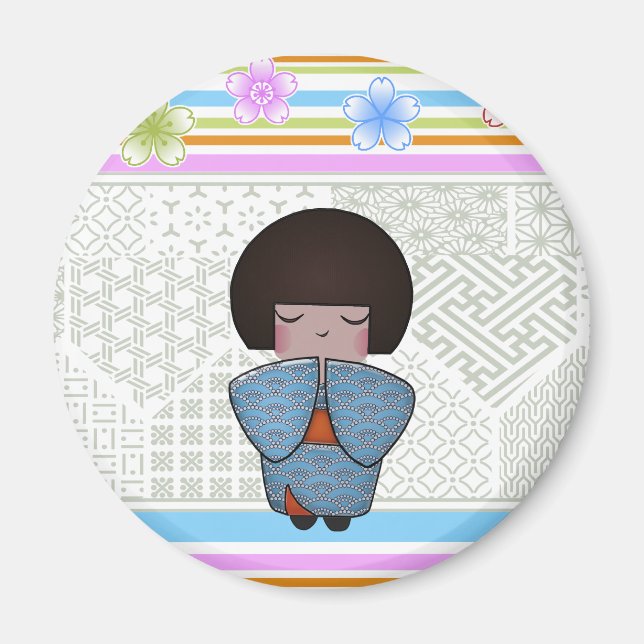 kokeshi seigai magnet (Front)