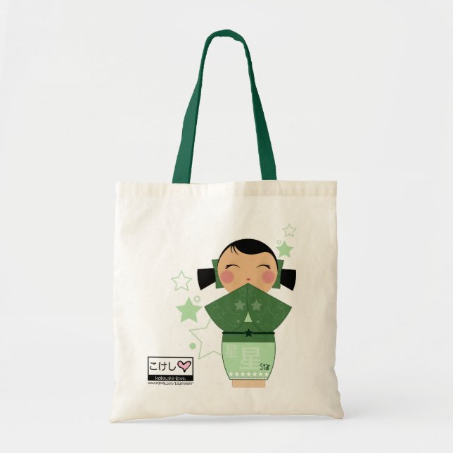 Kokeshi Star Tote (Front)