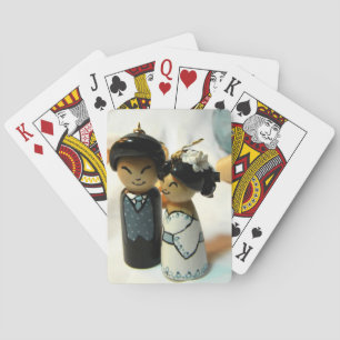 Kokeshi Wedding I Playing Cards