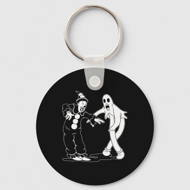 Koko The Clown And Ghost Dancing  Keychain (Front)