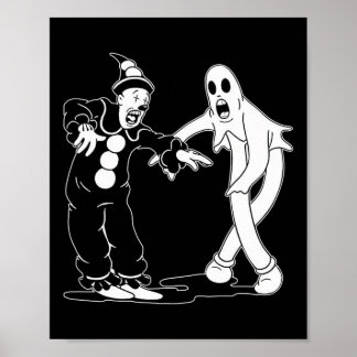 Koko The Clown And Ghost Dancing  Poster