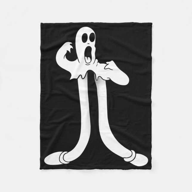 Koko The Clown Ghost Splits Blackwork  Fleece Blanket (Front)