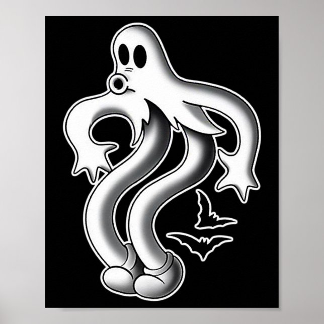 Koko The Clown Ghost Spooky Ts  Poster (Front)