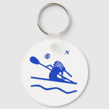 Kokopeli Kayak Paddler Keychain