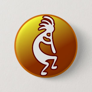 Kokopelli 2 Inch Round Button