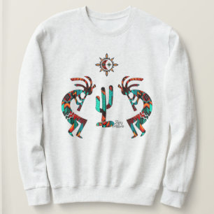 Kokopelli And Cactus Sweatshirt
