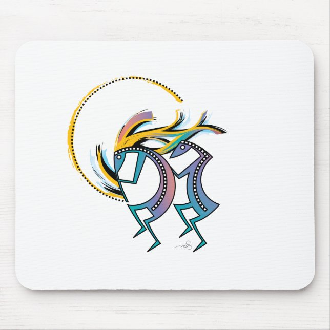 Kokopelli and Kokopelli Mana Mouse Pad (Front)