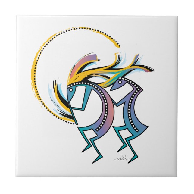 Kokopelli and Kokopelli Mana Tile (Front)