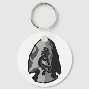 Kokopelli Arrowhead Keychain
