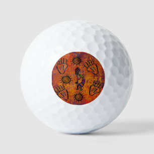 Kokopelli Art Golf Balls