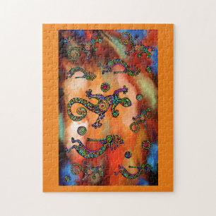KOKOPELLI ART JIGSAW PUZZLE